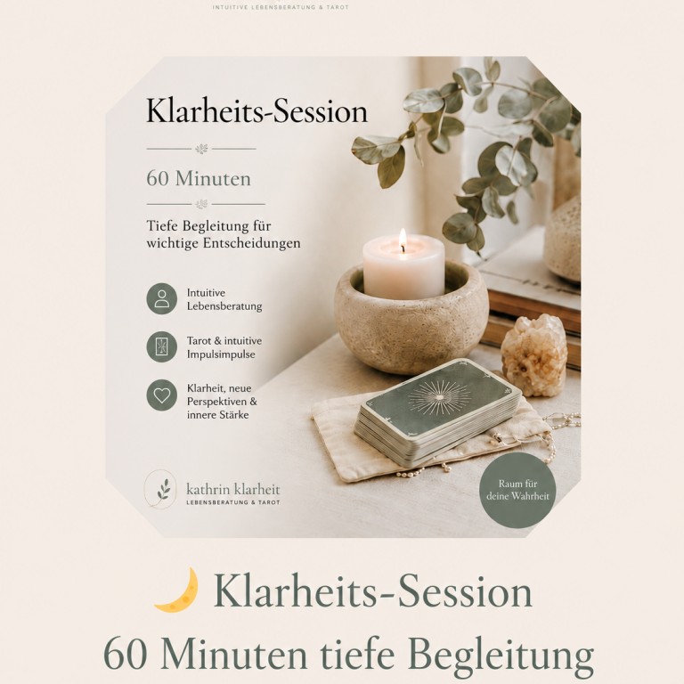 Klarheits-Session 60min -tiefe Begleitung für wichtige Entscheidungen
