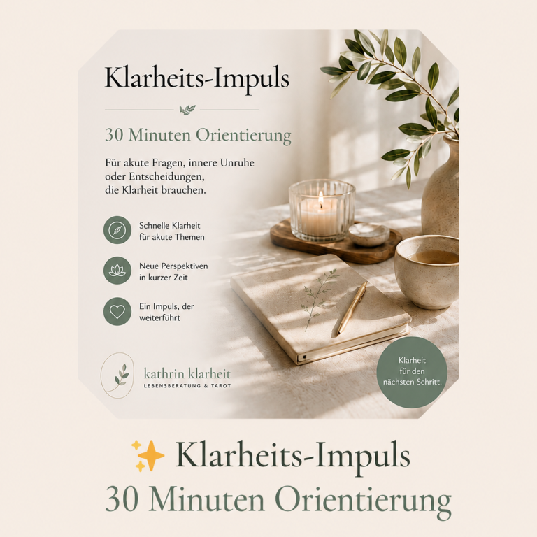 Klarheits-Impuls 30min Orientierung